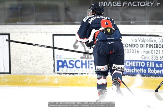 2019-11-16 Valpellice Bulldogs-Hockey Milano Bears 1574 Alessio Vavasotto